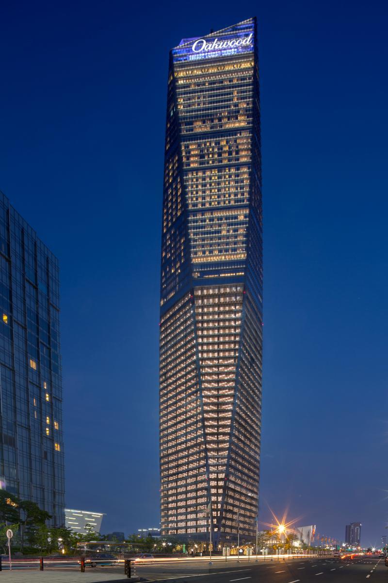 Oakwood Premier Incheon Aparthotel Exterior photo